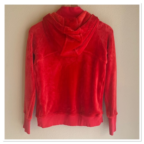 Athleta Triumph Double Cozy Karma Hoodie Jacket Red Size Small - Picture 6 of 8